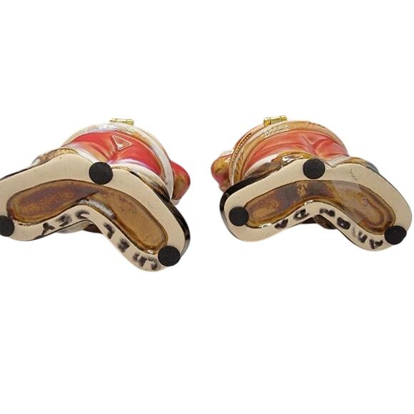 Ceramic Trinket Santa Figures 5" - Picture 6 of 6